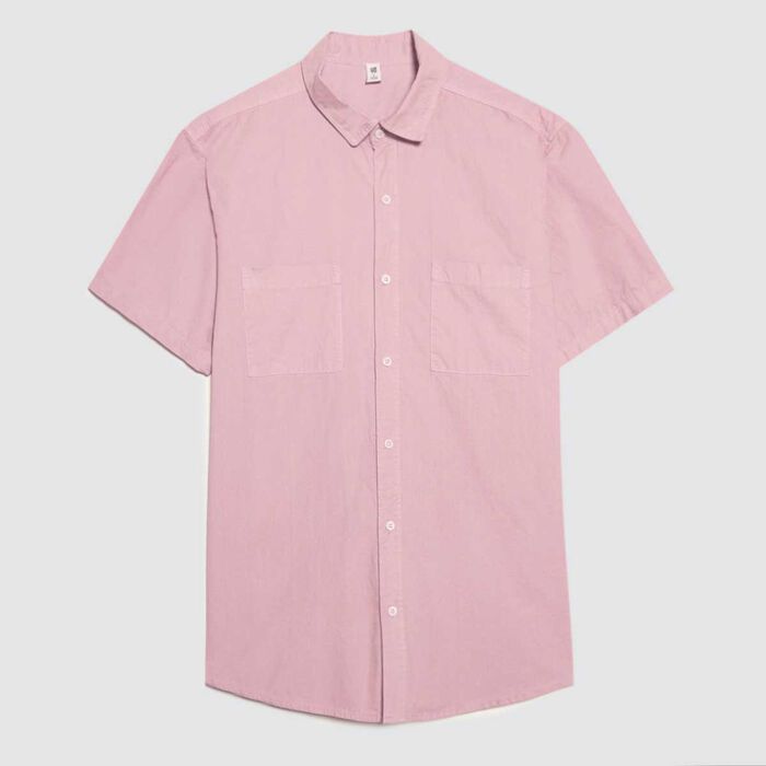 Camisa con Bolsillos, Rosado, hi-res