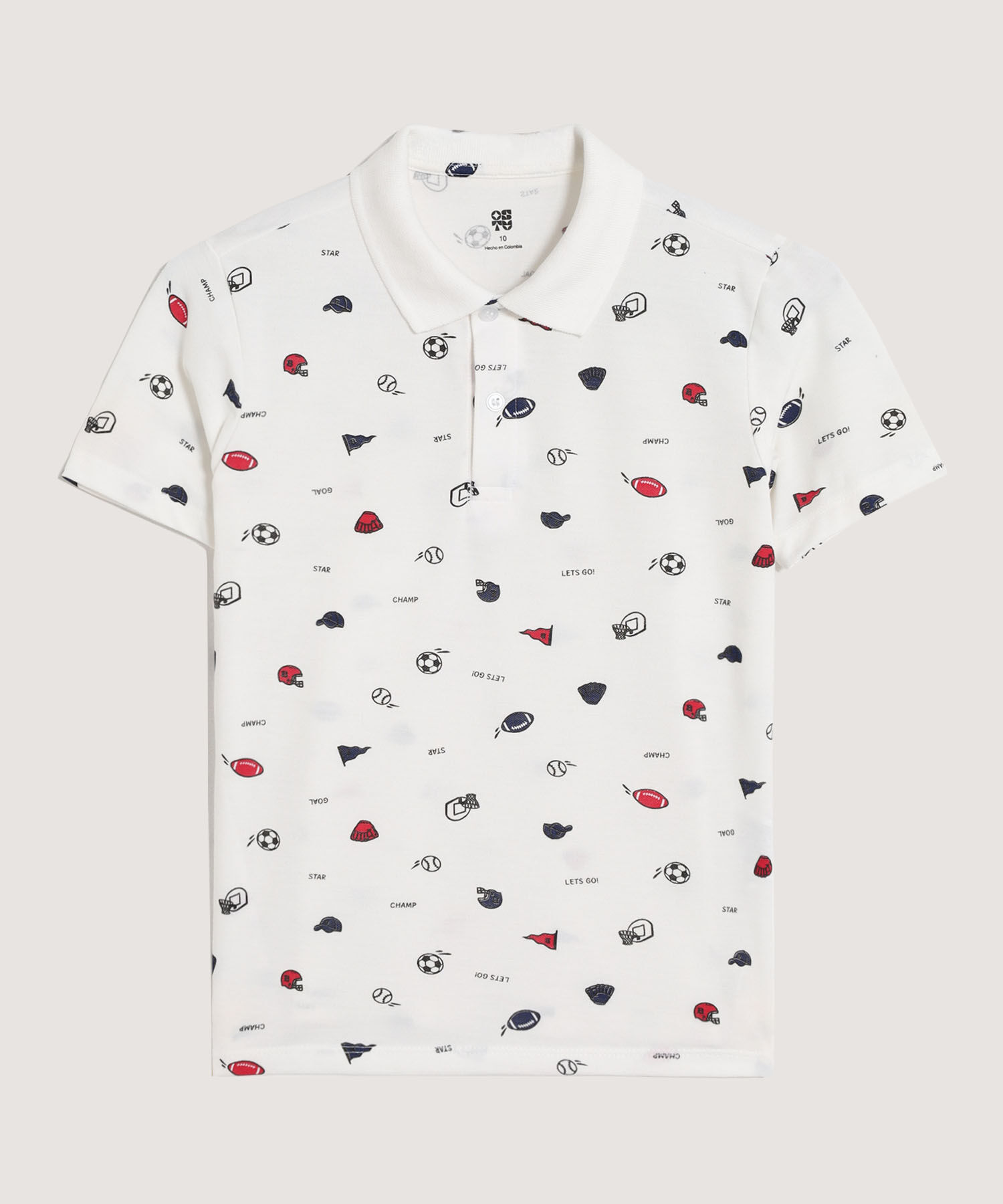 camiseta polo para niños