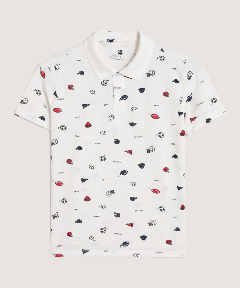 camiseta polo para niños