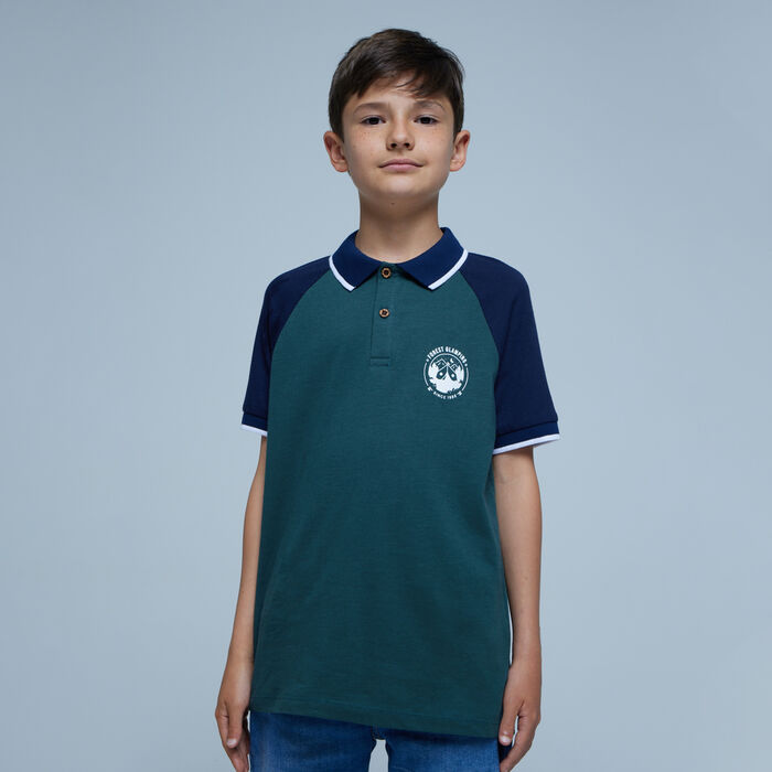 camiseta polo para niños