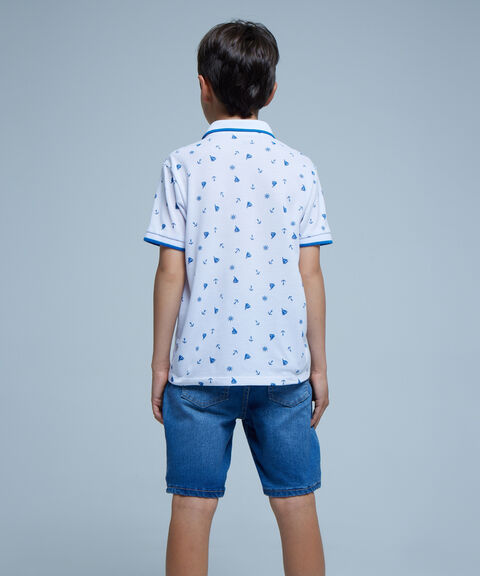 camiseta polo para niños