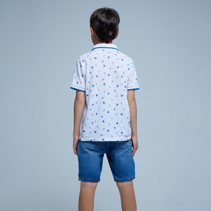 camiseta polo para niños