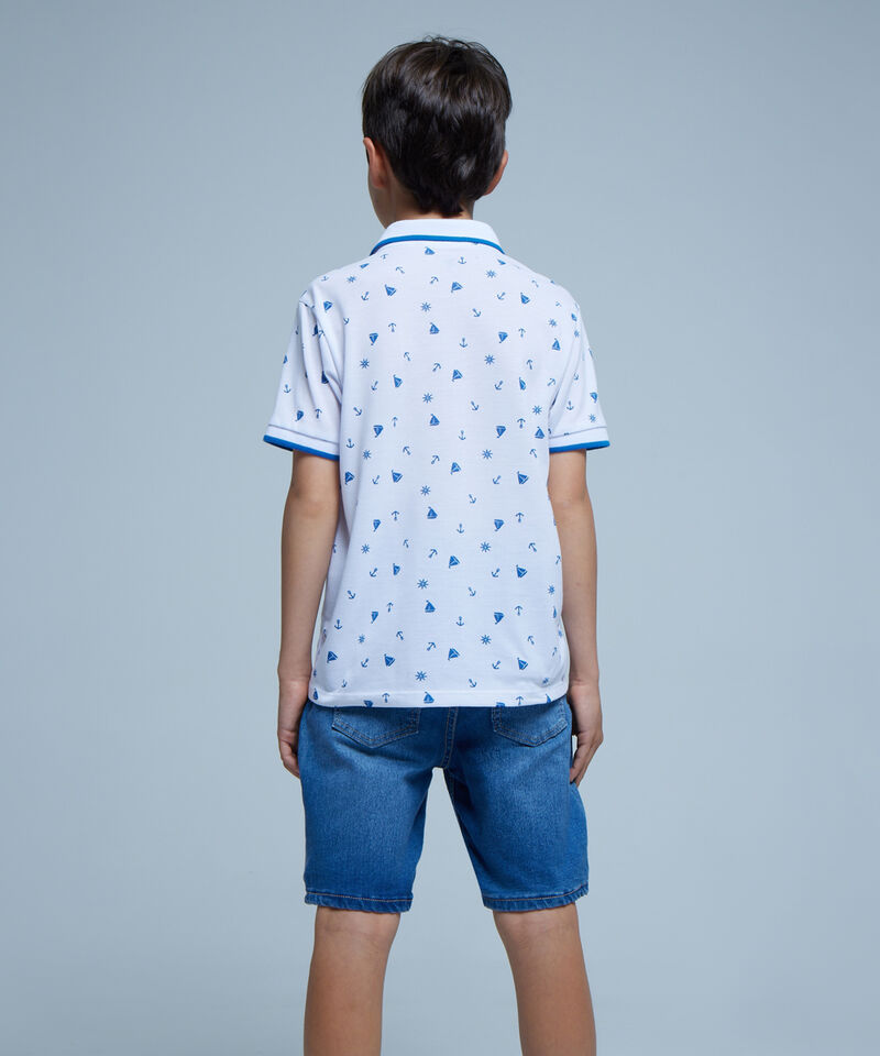 camiseta polo para niños