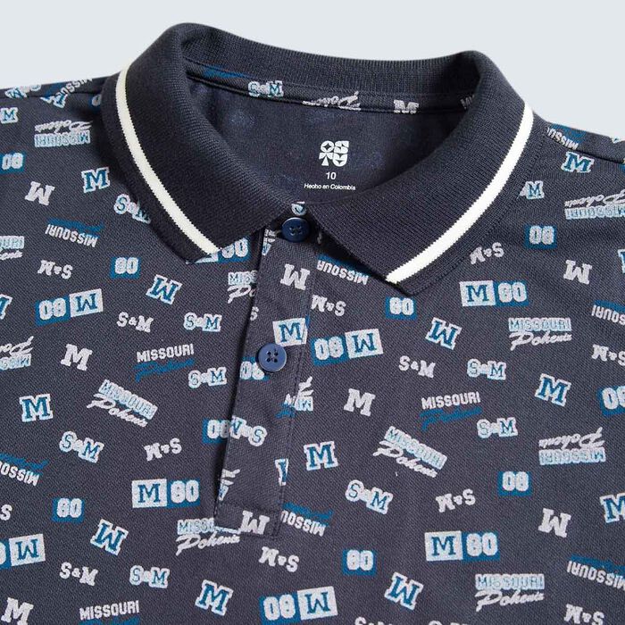 camiseta polo para niños