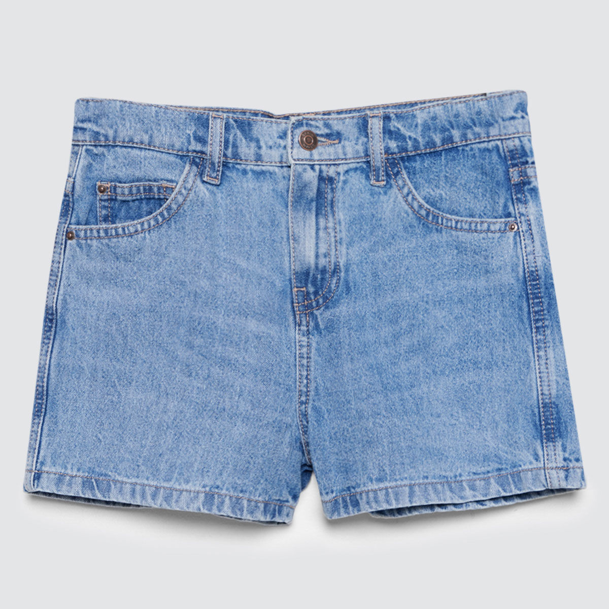 Short En Denim Con Desgastes compra online OSTU