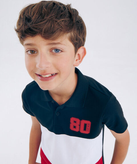 camiseta polo para niños