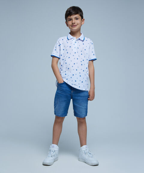 camiseta polo para niños