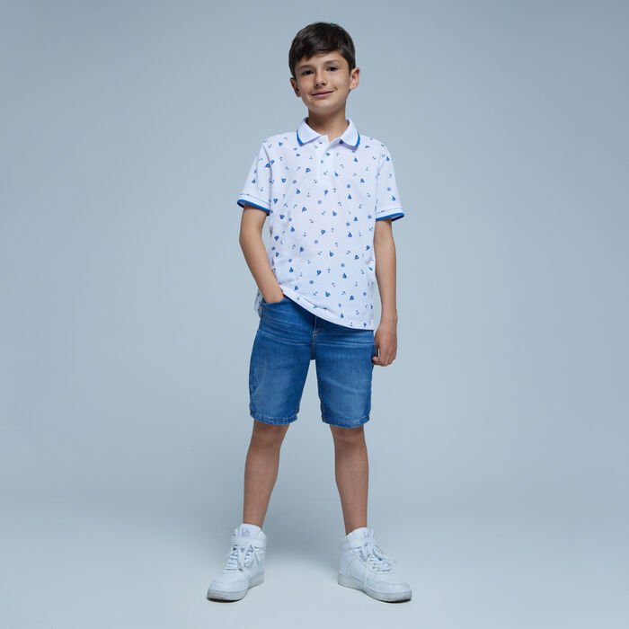 camiseta polo para niños