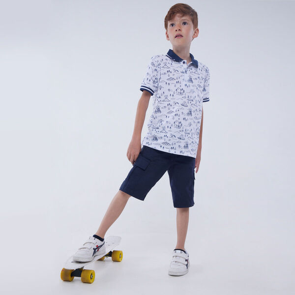 camiseta polo para niños