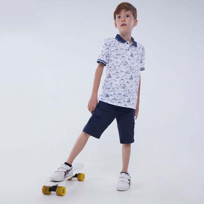 camiseta polo para niños