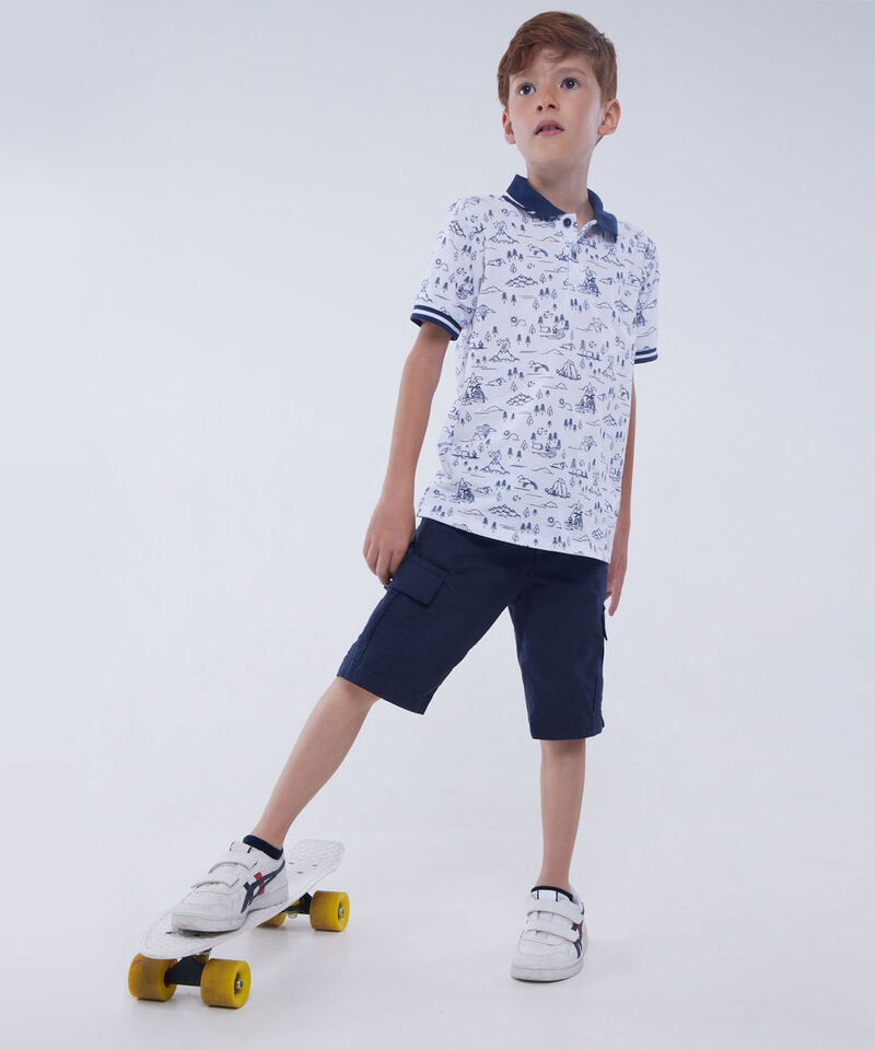 camiseta polo para niños