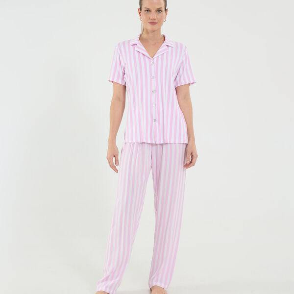 pijama de pantalon mujer image number null