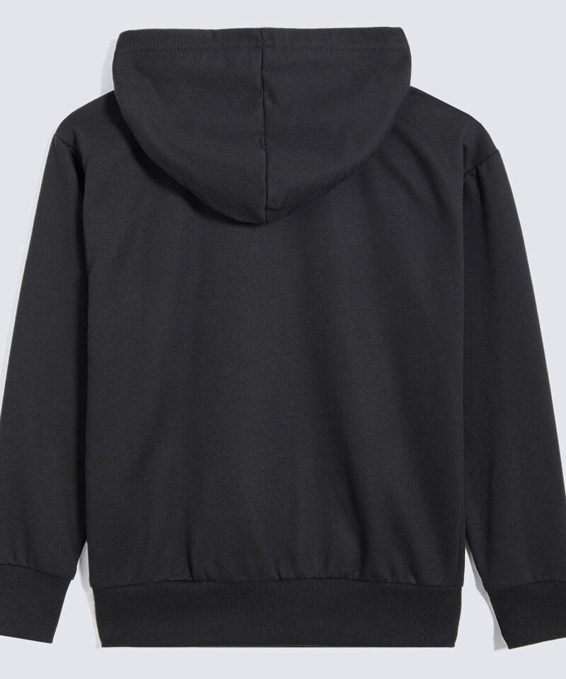 Hoodie Unicolor para Niño, Negro, hi-res