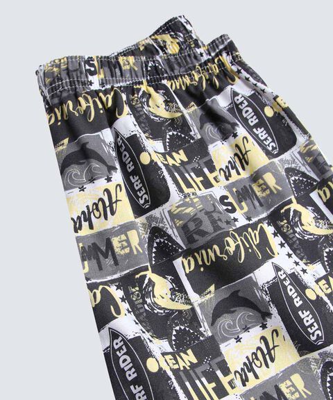 Pijama de pantalonetas para hombre