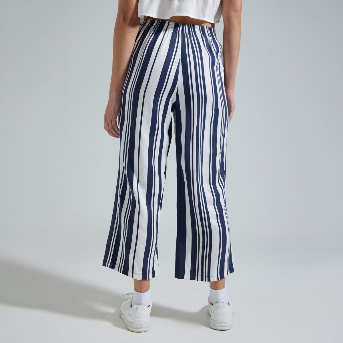 Pantalon culotte rayas outlet