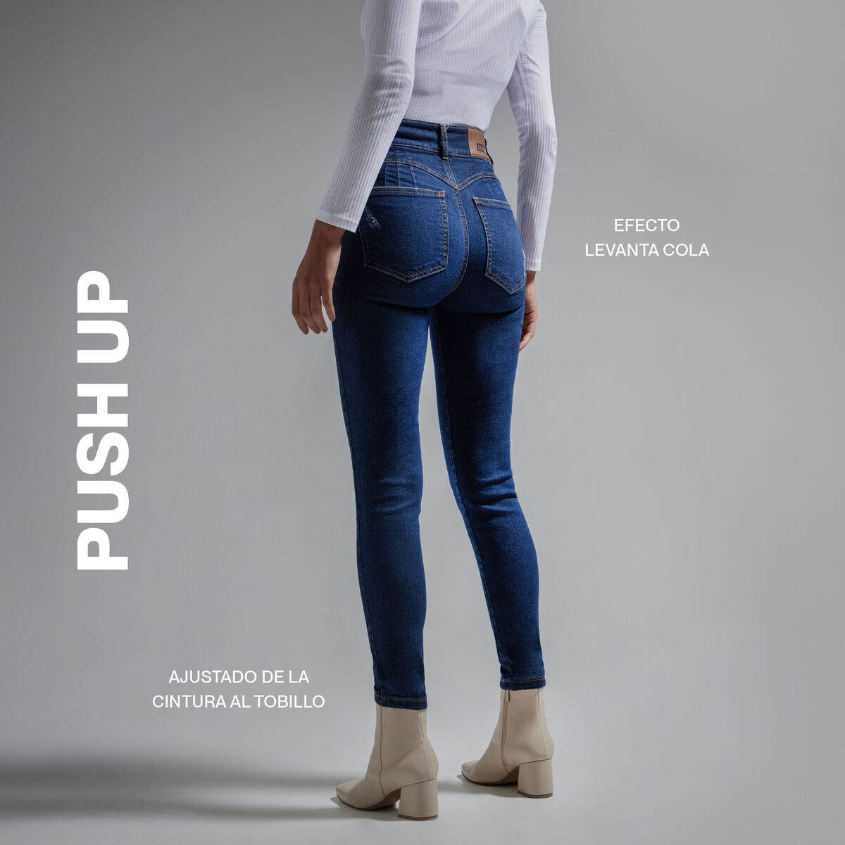 Jean Mujer Push Up, Azul3, hi-res
