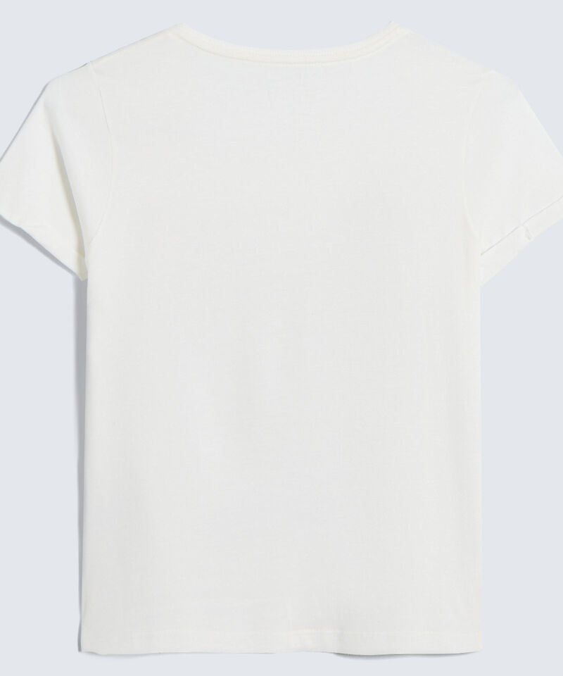 Camiseta para Niña Stitch Vibes, Crema, hi-res