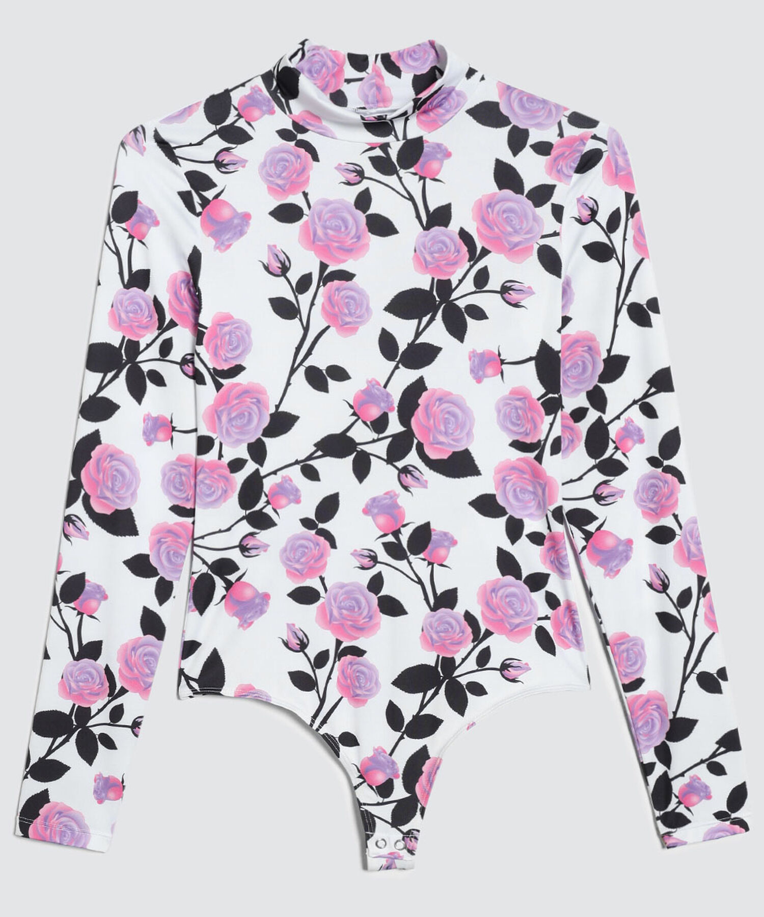 Body Estampado De Rosas, Lila, hi-res