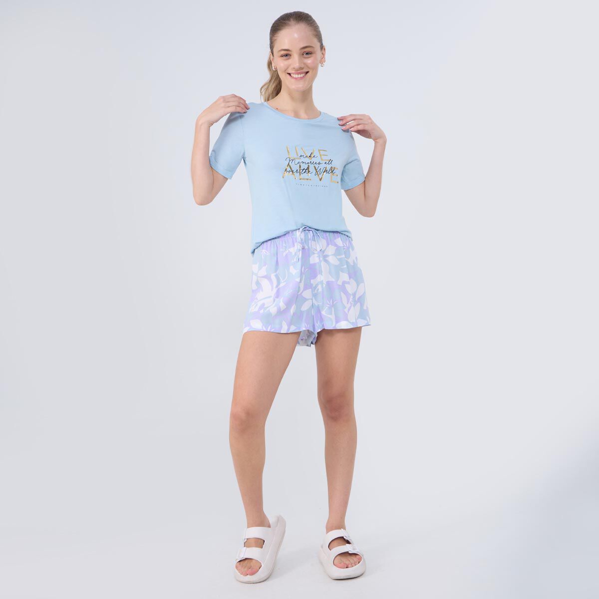 pijama de shorts mujer