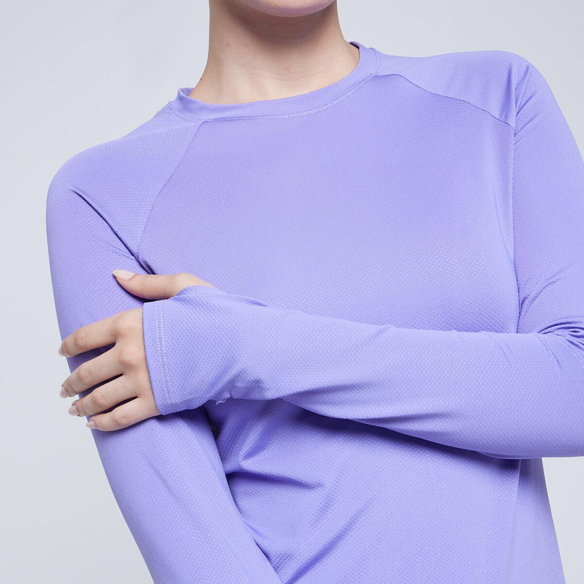 Camisetas deportivas manga larga mujer discount