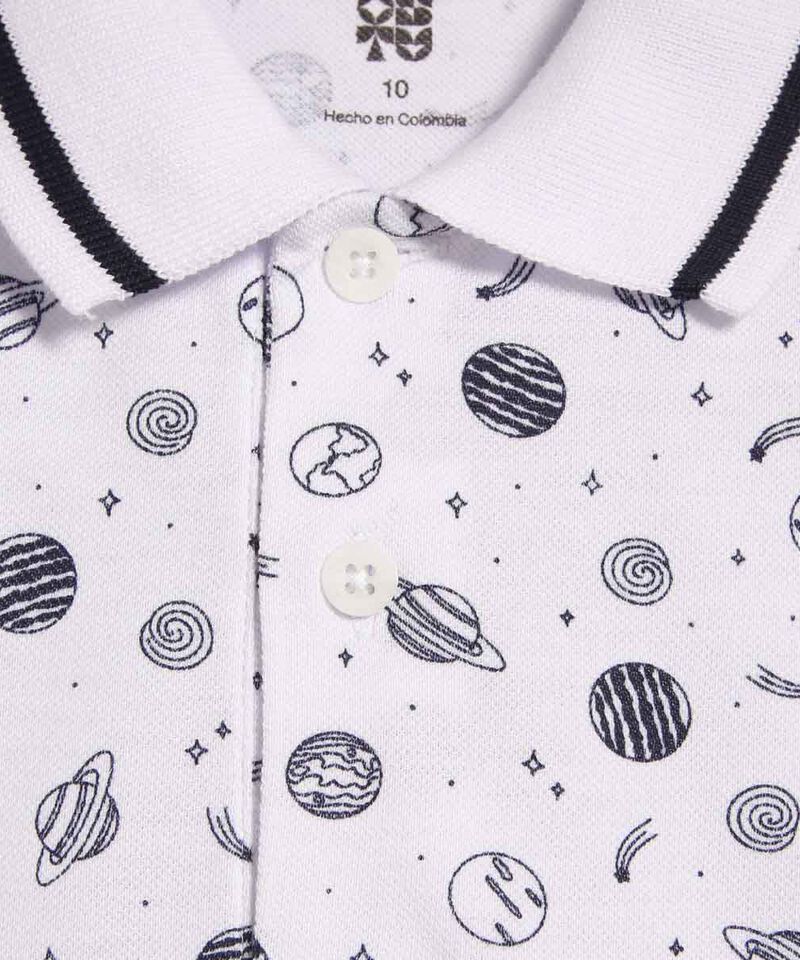 camiseta polo para niños