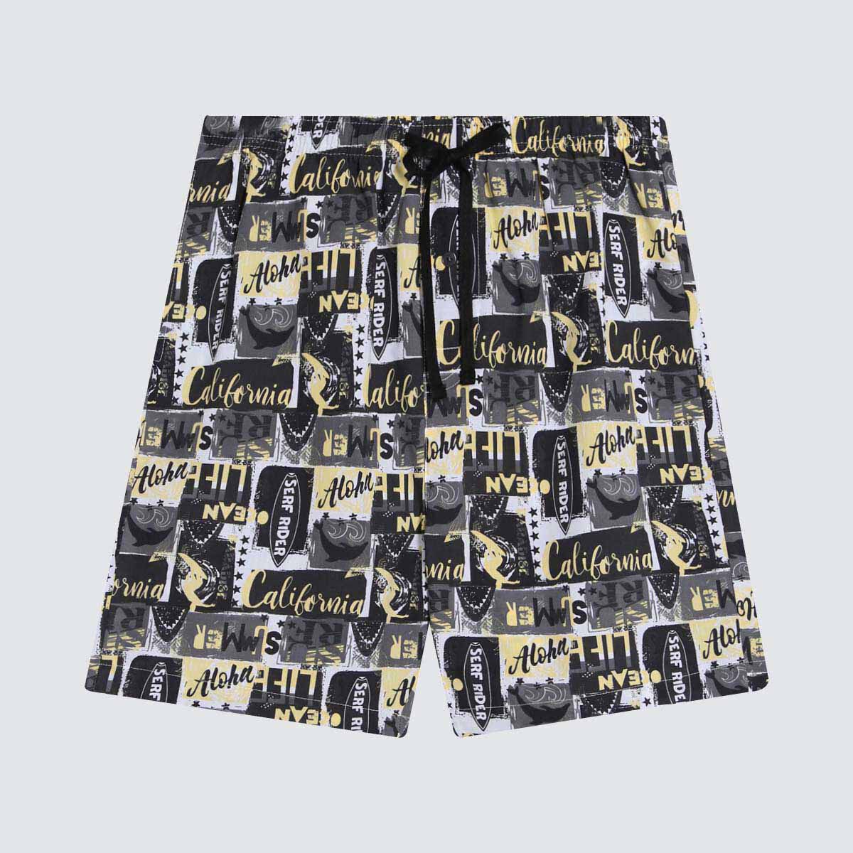 Pijama de pantalonetas para hombre