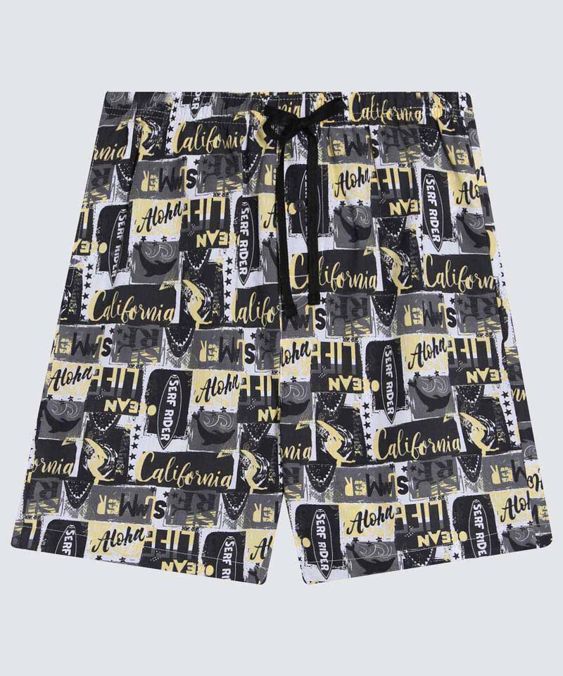 Pijama de pantalonetas para hombre
