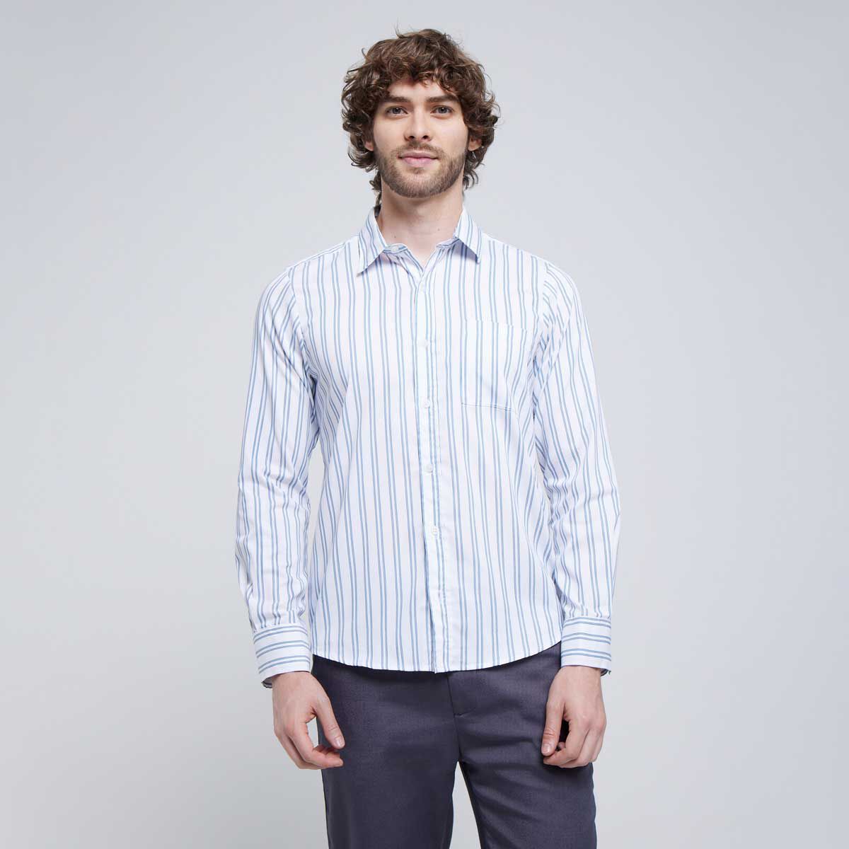 Camisas de hombre a rayas new arrivals
