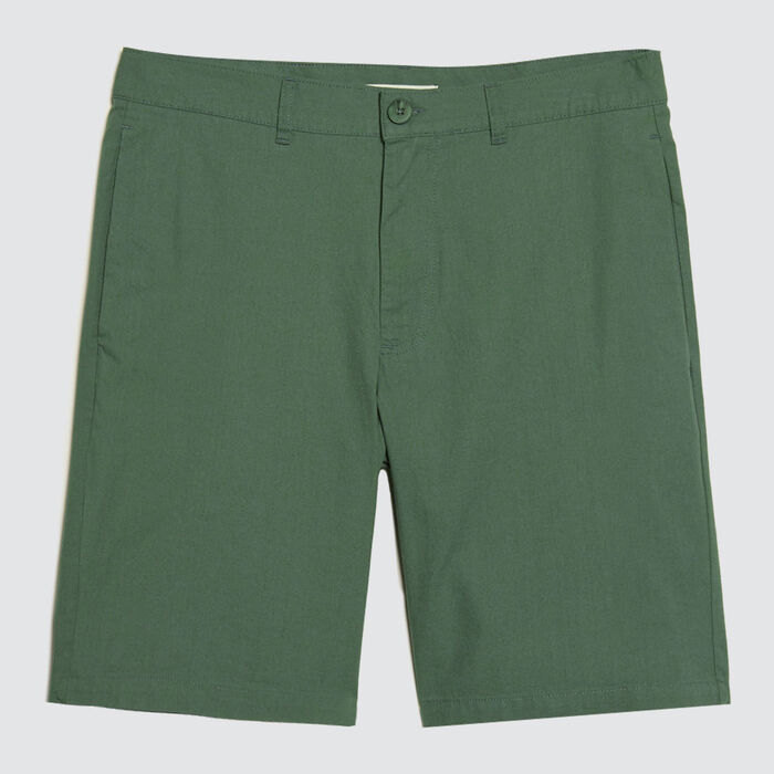 Bermuda Básica con Bolsillos, Verde, hi-res