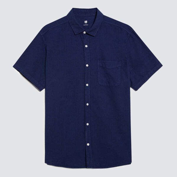 Camisa con Bolsillos, Azul1, hi-res