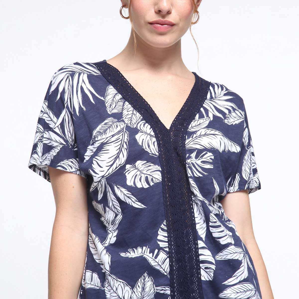 Camisetas escote v mujer online