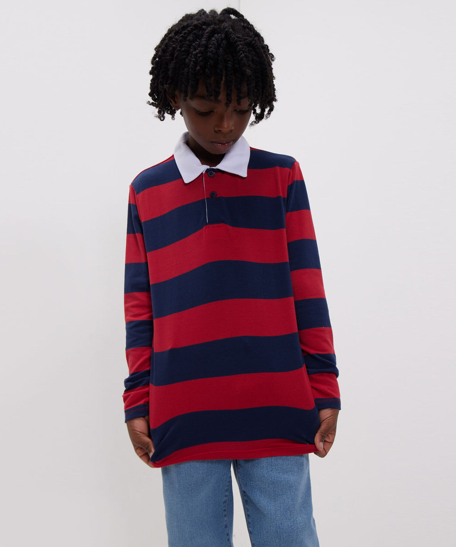 camiseta polo para niños