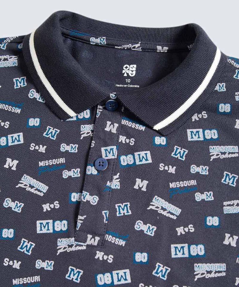 camiseta polo para niños