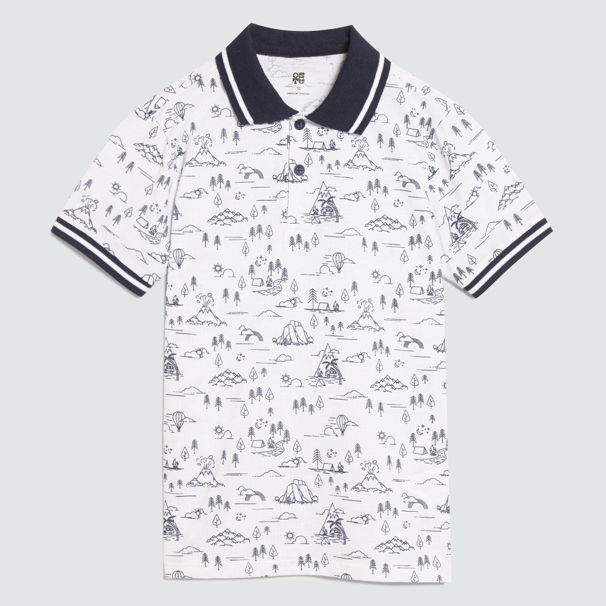 camiseta polo para niños