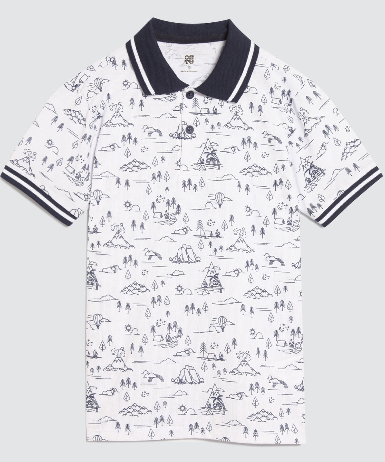 camiseta polo para niños