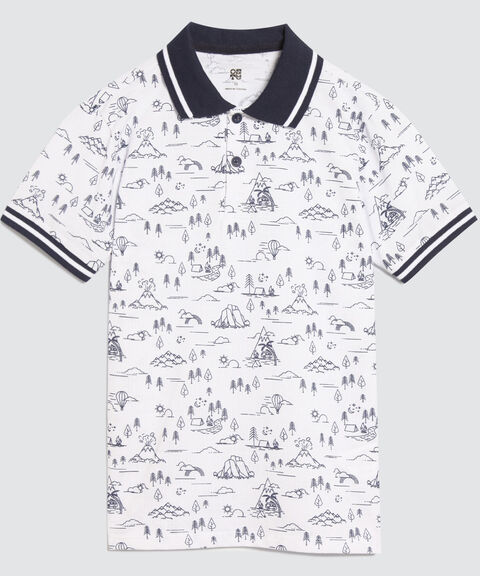 camiseta polo para niños