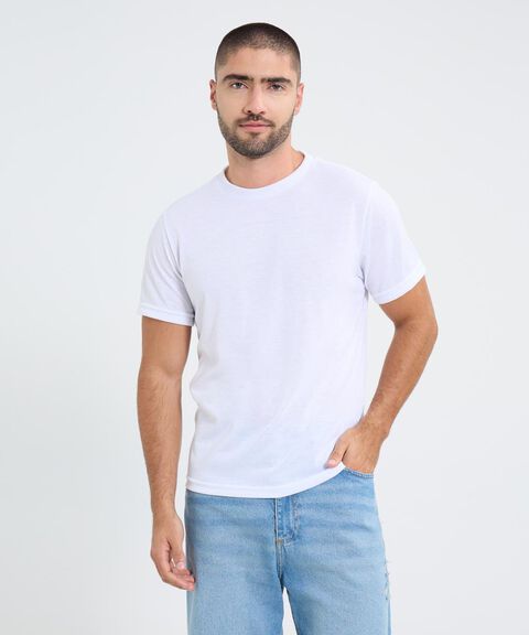 Camisetas interior cuello redondo